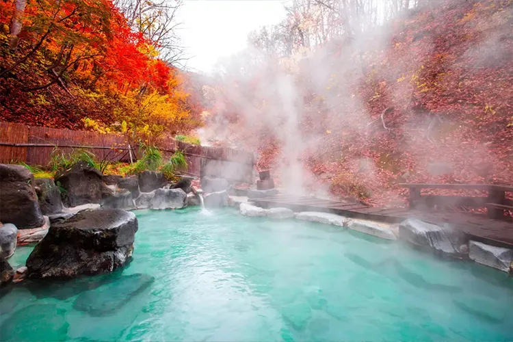  چشمه‌های آب گرم (Onsen)