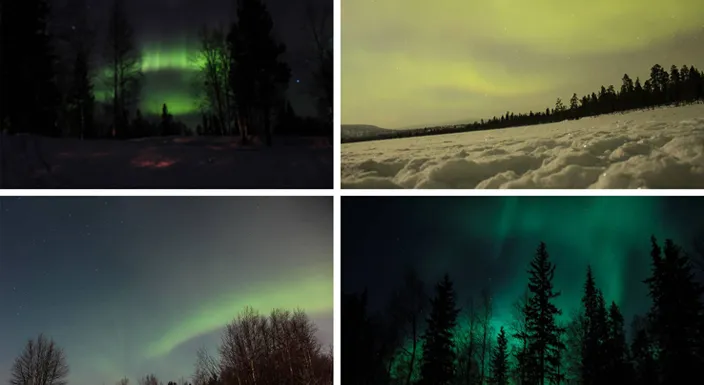 تفاوت شفق قطبی فنلاند و روسیه