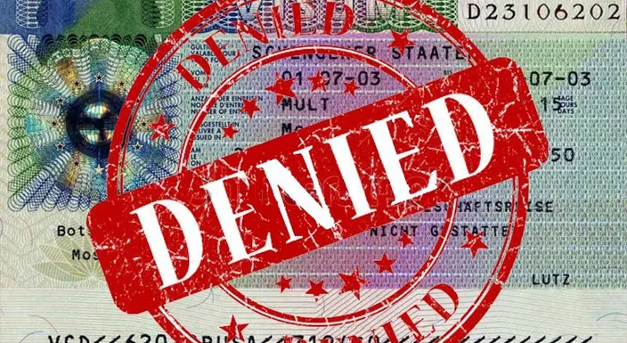 ریجکت شدن درخواست جدید ویزای شینگن